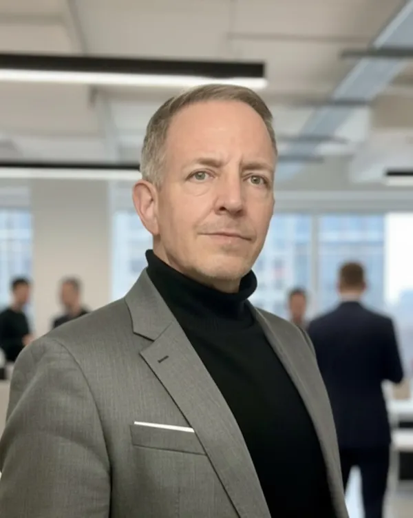 Porträtfoto von Alexander Busse, Cybersecurity-Experte und Gründer von Cybervize