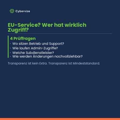 EU Service Sounds Reassuring: Four Critical Questions for Real Digital Sovereignty