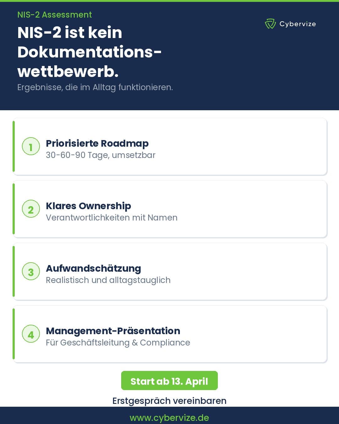 NIS-2 Assessment: Practical Implementation Over Paperwork