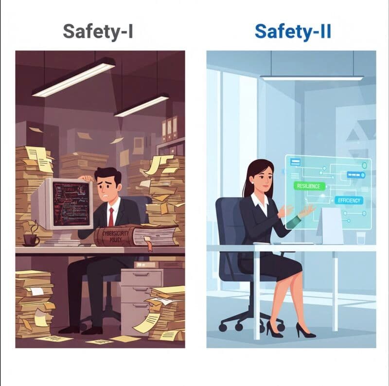 Human Risk Management: Safety-I vs. Safety-II in Cybersecurity