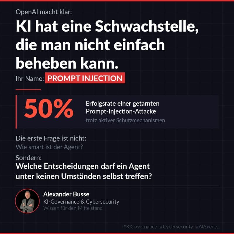 Prompt Injection: Why AI Agents Have a Governance Problem That Cannot Be Patched Away