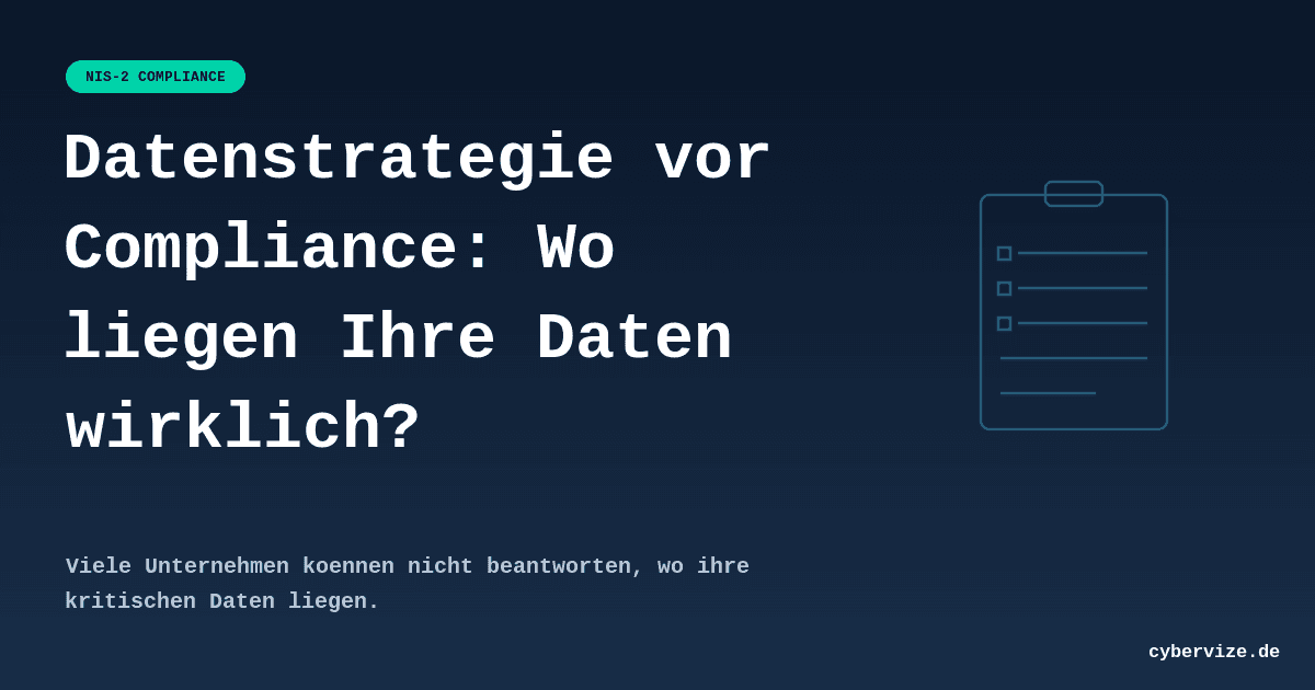 Datenstrategie vor Compliance: Warum Unternehmen nicht wissen, wo ihre Daten liegen