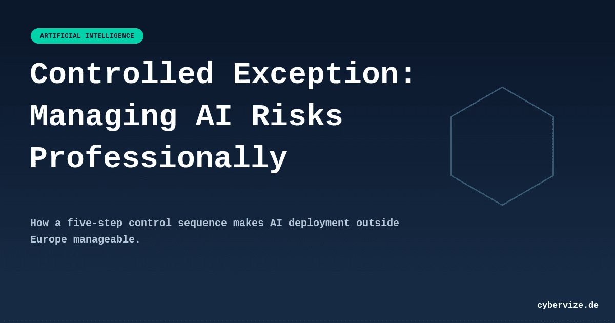 Controlled Exception: How Companies Manage AI Risks Professionally
